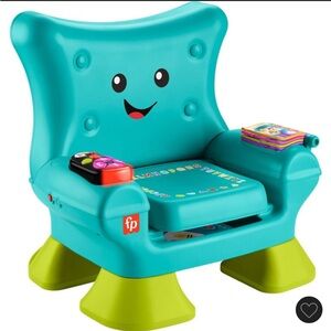 Fisher-Price Teal and Yellow Learning Chair